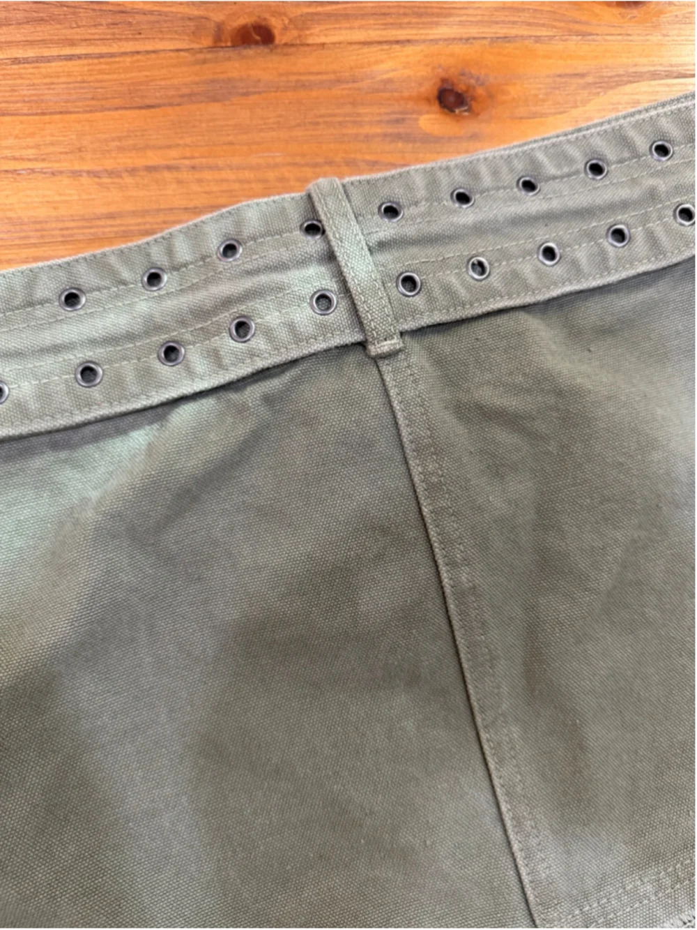 Princess Polly Iconic Cargo Mini Skirt Khaki Size 6